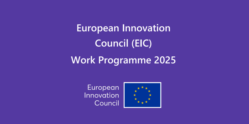 EIC má nový pracovný program na rok 2025. Pozrite si súhrn noviniek pre EIC&nbsp;Accelerator