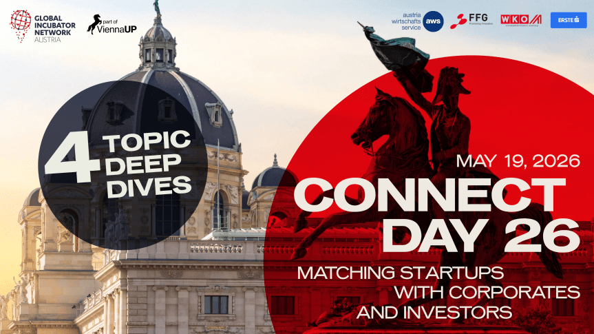 Connect Day 26: Matchmaking pre startupy s globálnymi ambíciami (Viedeň,&nbsp;19.5.2026)